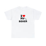 I Love My Boxer Unisex Heavy Cotton Tee
