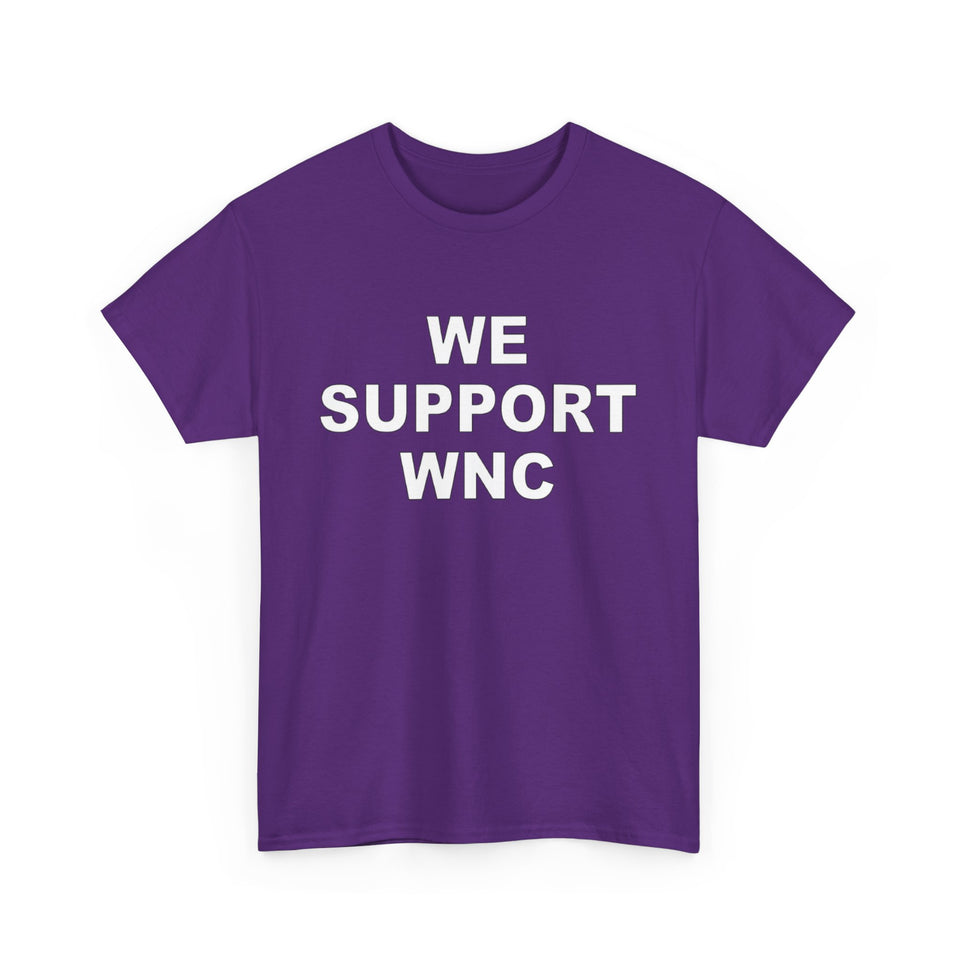 We Support WNC Unisex Heavy Cotton Tee