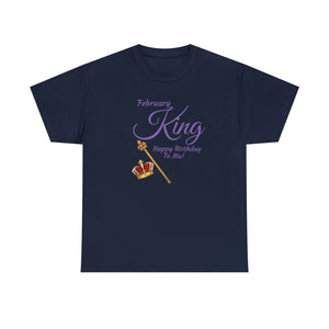 February King Unisex Heavy Cotton Tee