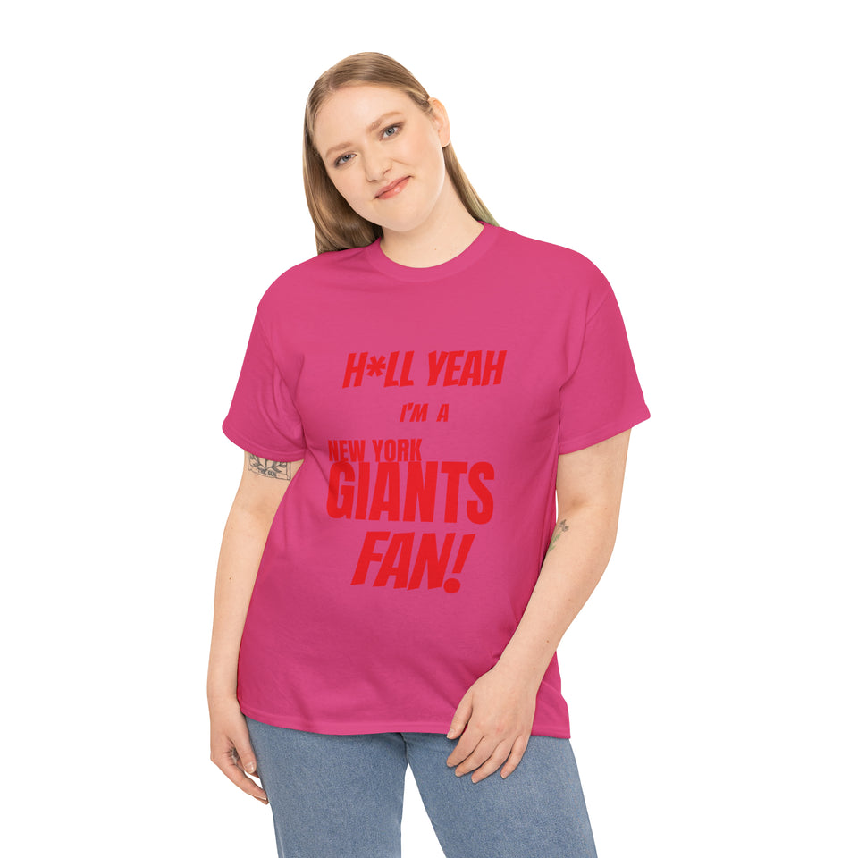 New York Giants Football Unisex Heavy Cotton Tee