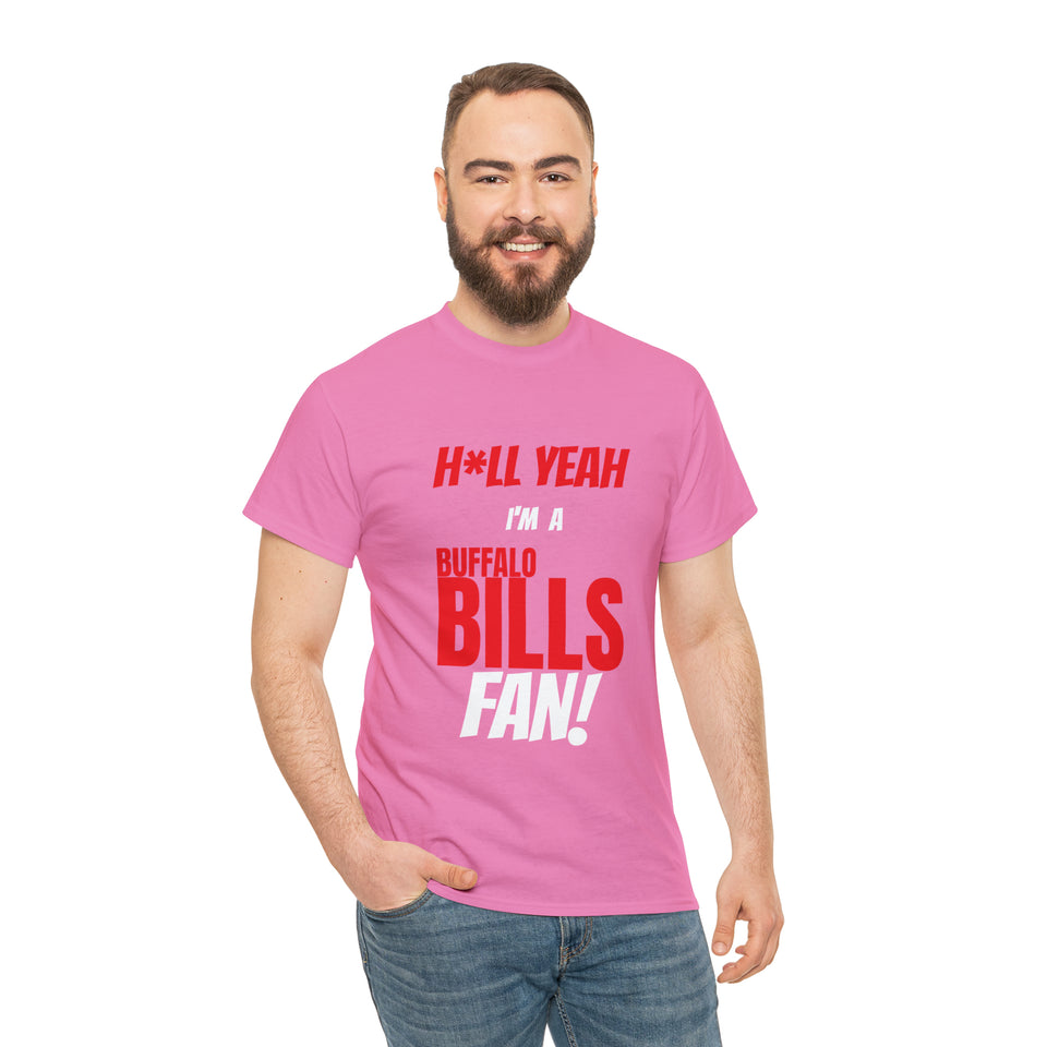 Buffalo Bills Football Unisex Heavy Cotton Tee