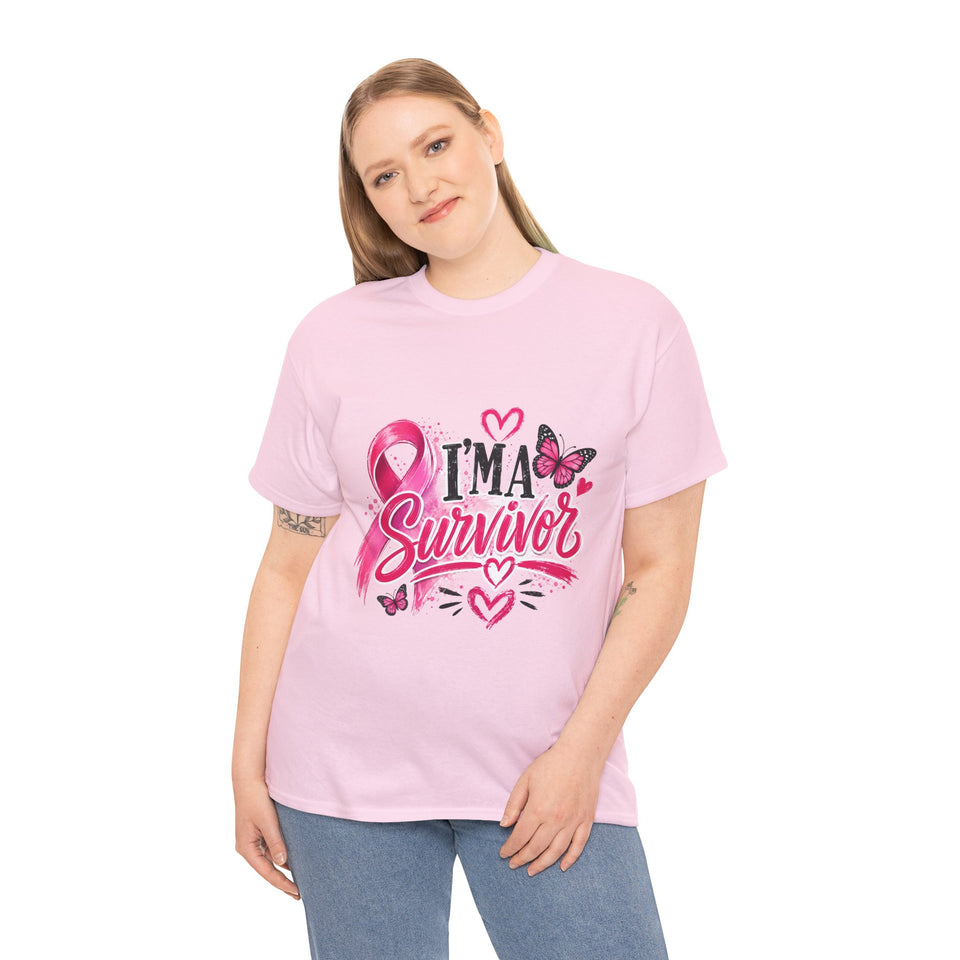 Breast Cancer Awareness Unisex Heavy Cotton Tee