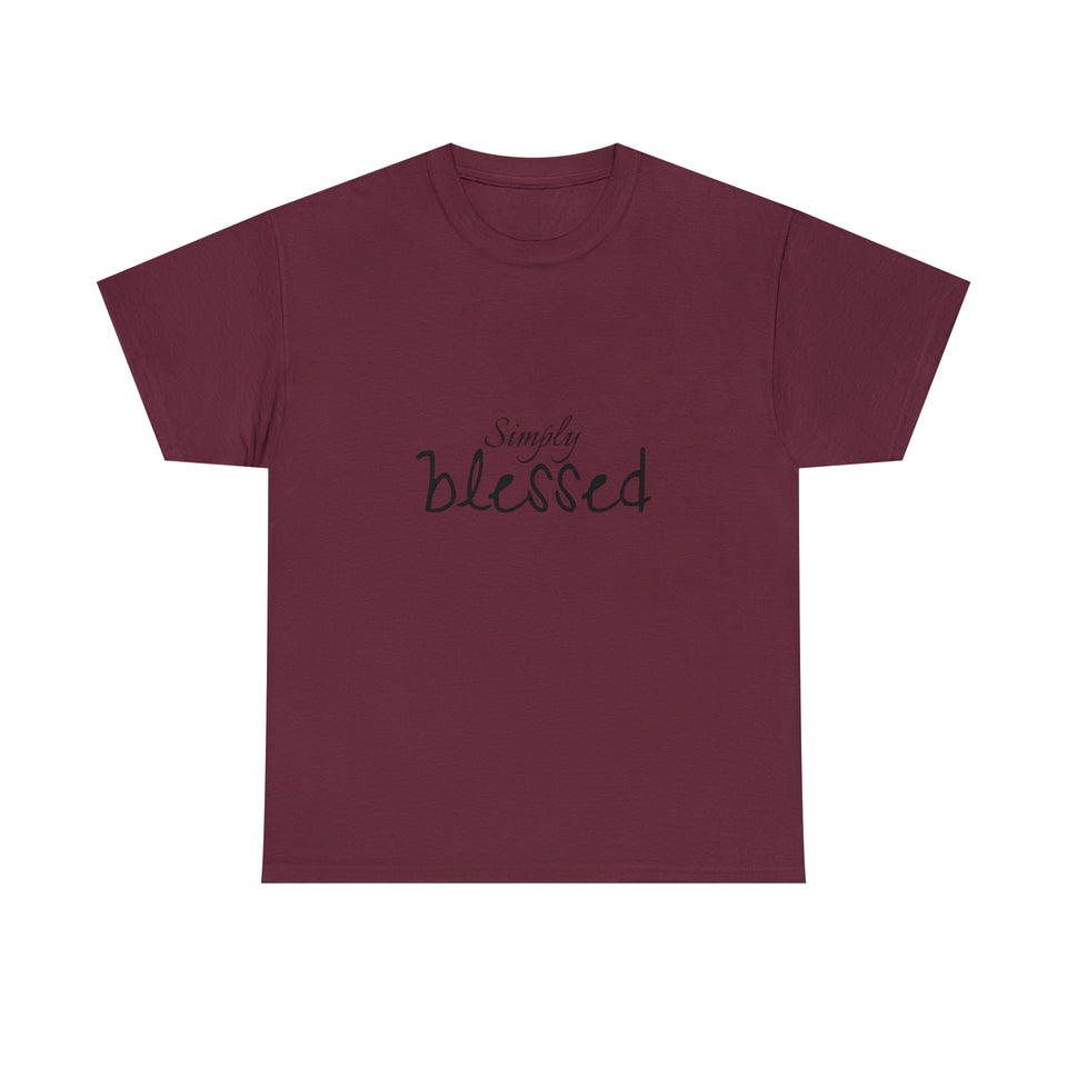 Simply Blessed Unisex Heavy Cotton Tee