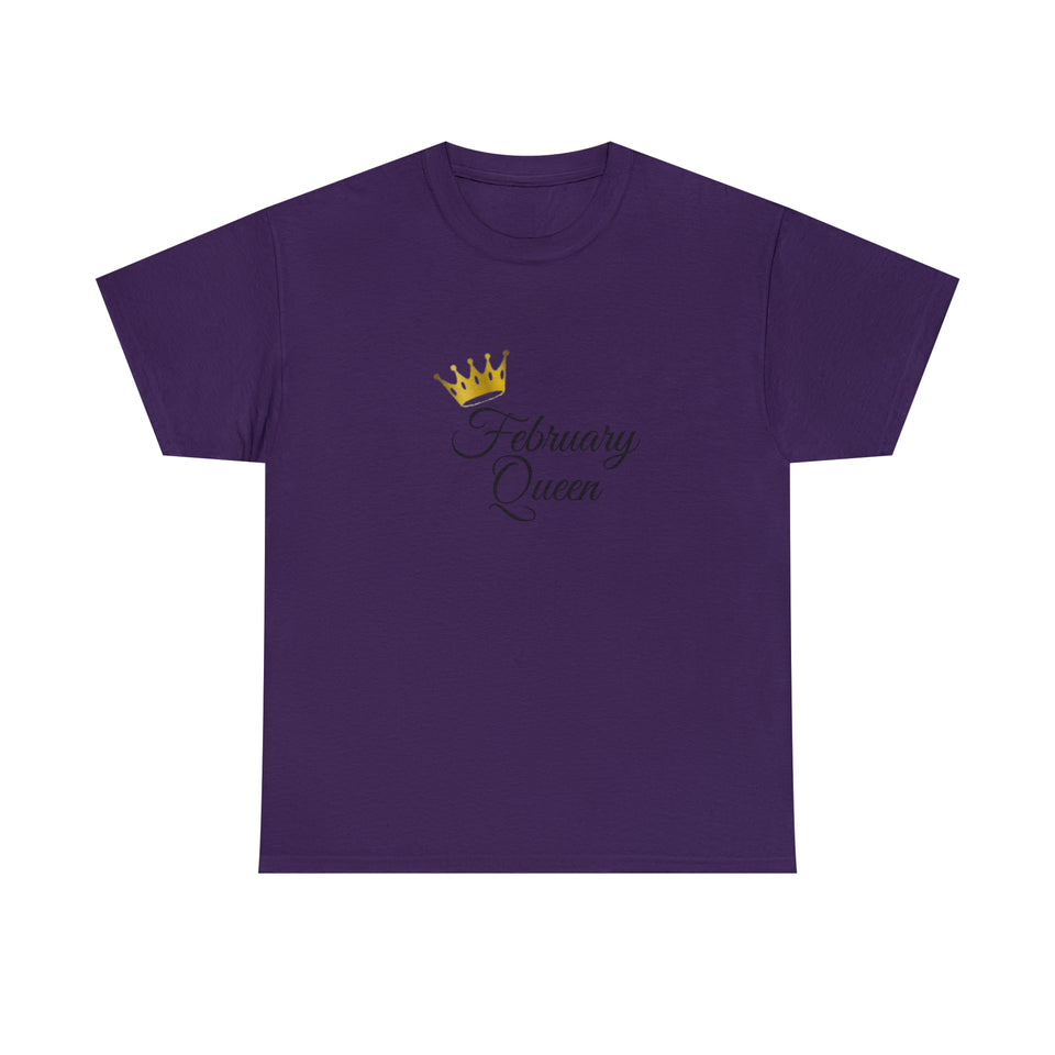 February Queen Unisex Heavy Cotton Tee