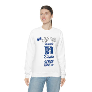 This Is What A Duke Senior Looks Like Unisex Heavy Blend™ Crewneck Sweatshirt