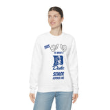 This Is What A Duke Senior Looks Like Unisex Heavy Blend™ Crewneck Sweatshirt