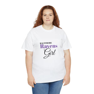 Baltimore Ravens Girl Unisex Heavy Cotton Tee