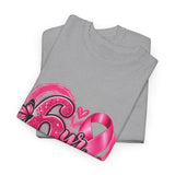 6 Yr Survivor Breast Cancer Awareness Unisex Heavy Cotton Tee