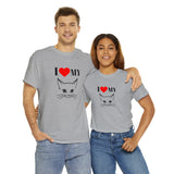 I Love My Cat Unisex Heavy Cotton Tee