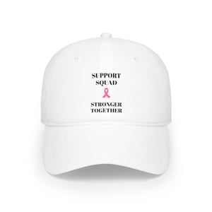 Breast Cancer Awareness Low Profile Baseball Cap