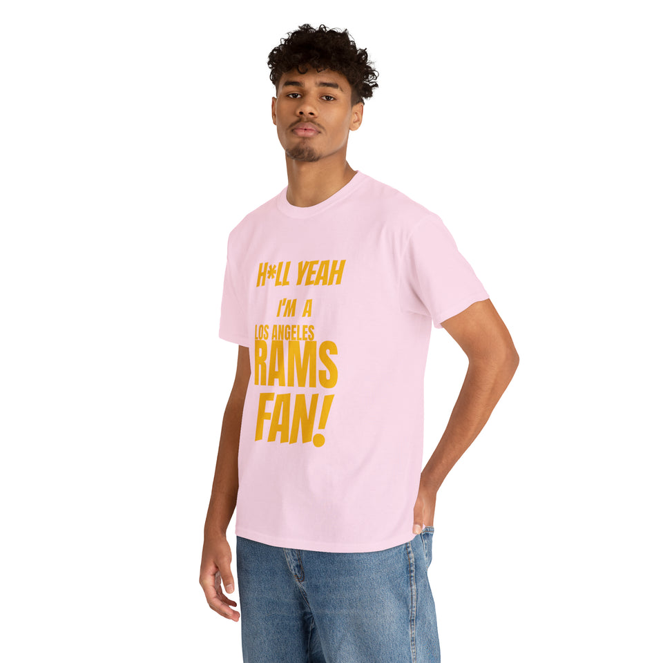 Los Angeles Rams Football Unisex Heavy Cotton Tee