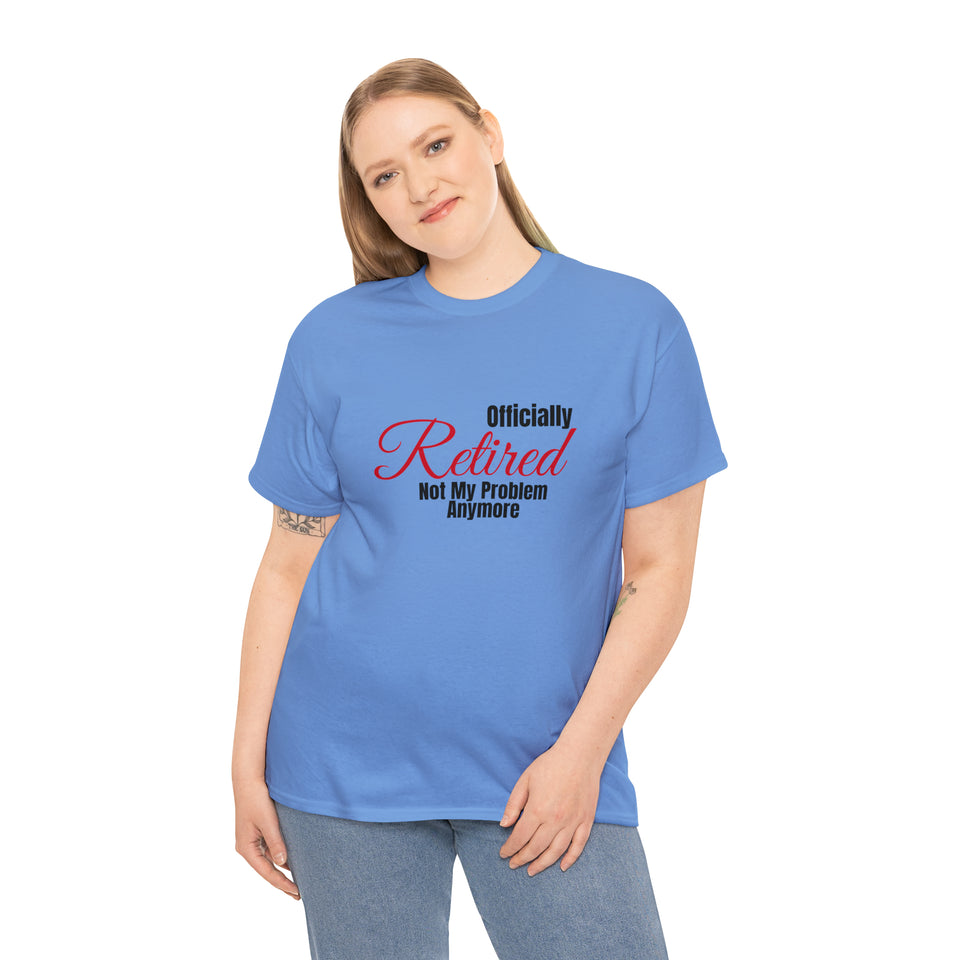 Officially Retired Unisex Heavy Cotton Tee