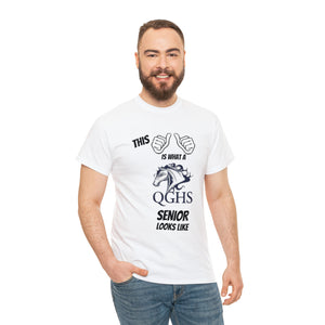 This Is What A Queens Grant High School Senior Looks Like Class Of 2024 Unisex Heavy Cotton Tee