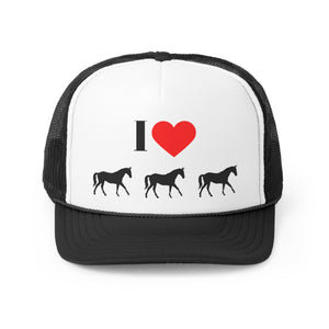 I Love Horses Trucker Caps