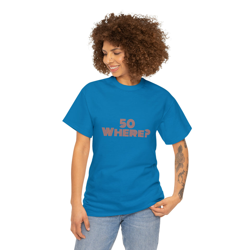 Fifty Unisex Heavy Cotton Tee