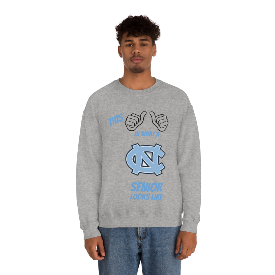This Is What A Chapel Hill Senior Looks Like Unisex Heavy Blend™ Crewneck Sweatshirt