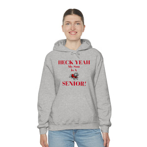 Heck Yeah My Son is A Gardner Webb Senior Unisex Heavy Blend™ Hooded Sweatshirt