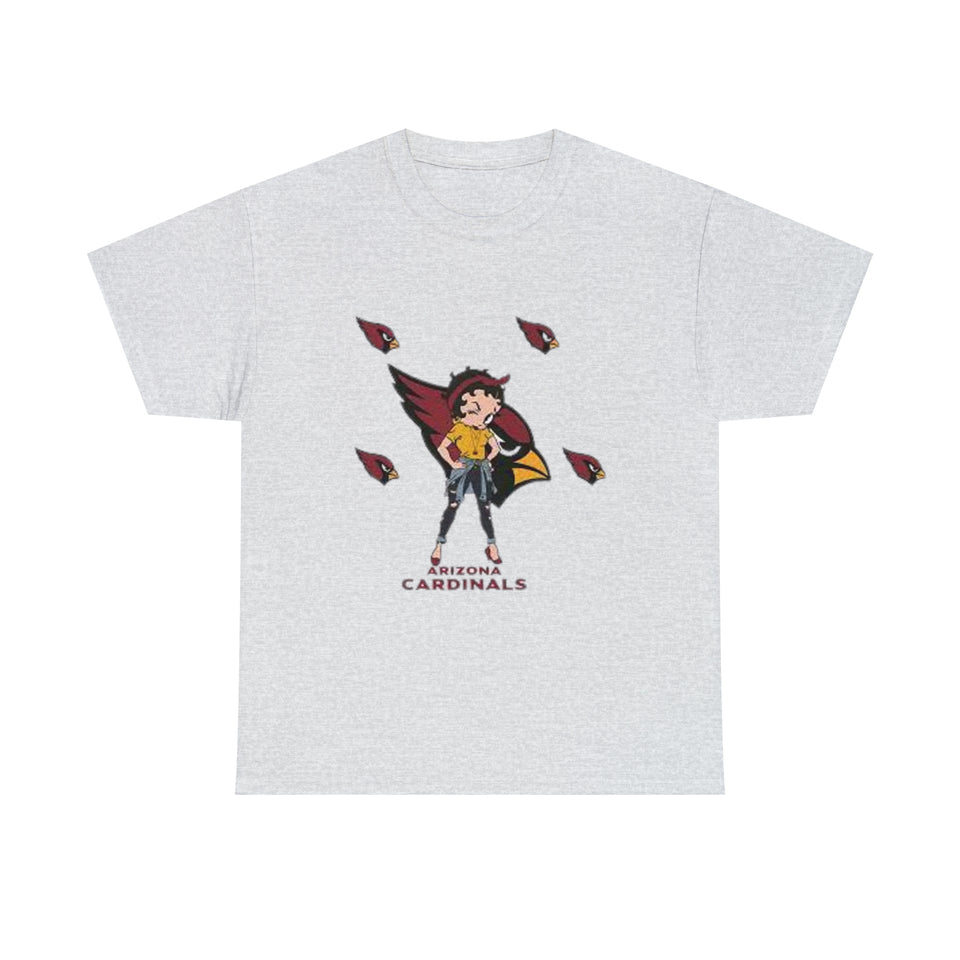 Arizona Cardinals Betty Unisex Heavy Cotton Tee