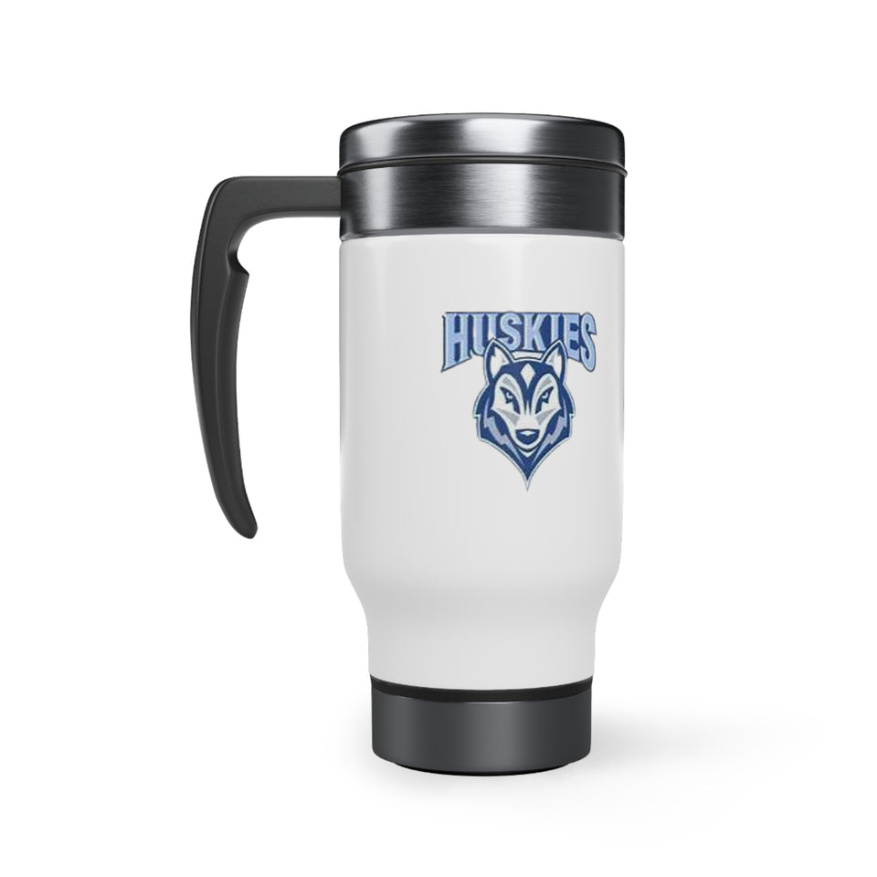 Hunter Huss HS Stainless Steel Travel Mug with Handle, 14oz