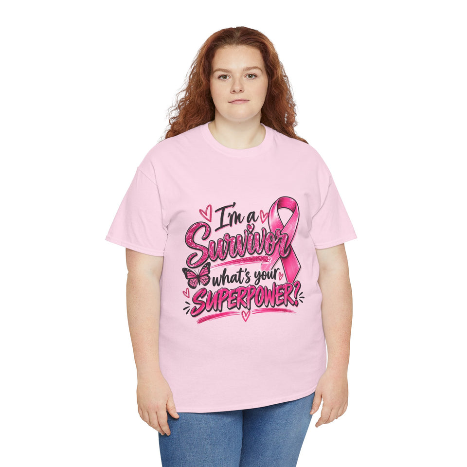 Breast Cancer Awareness Unisex Heavy Cotton Tee