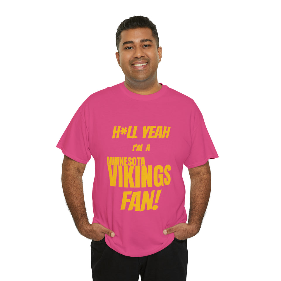 Minnesota Vikings Football Unisex Heavy Cotton Tee
