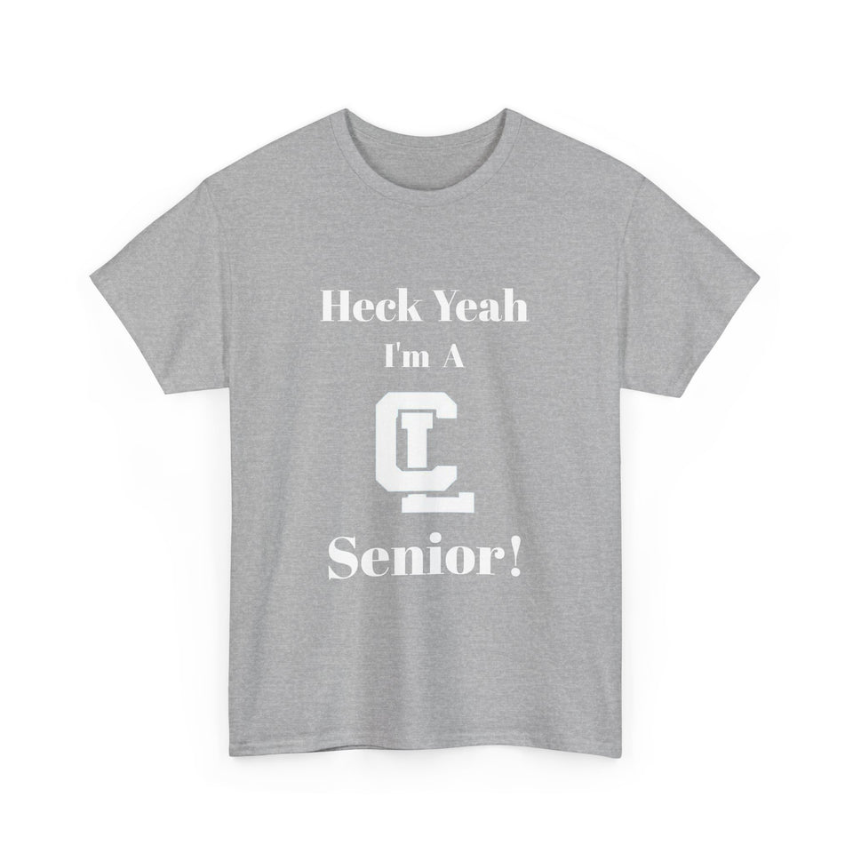 Heck Yeah I'm A Charlotte Latin High School Senior Class Of 2025 Unisex Heavy Cotton Tee