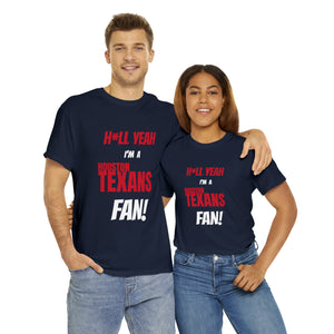 Houston Texans Football Unisex Heavy Cotton Tee