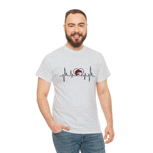 Winston Salem State University Heartbeat Unisex Heavy Cotton Tee