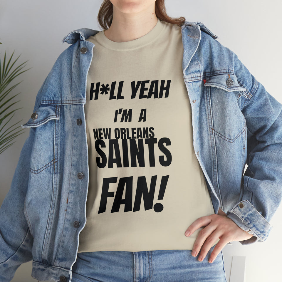 New Orleans Saints Football Unisex Heavy Cotton Tee