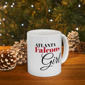 Atlanta Falcons Girl Ceramic Mug 11oz