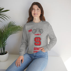 This Is What A NC State Senior Looks Like Unisex Heavy Blend™ Crewneck Sweatshirt