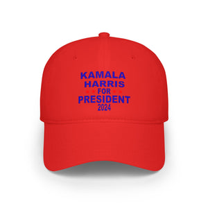 Kamala Harris for President Low Profile Baseball Cap