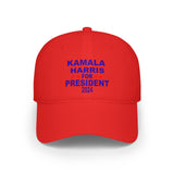 Kamala Harris for President Low Profile Baseball Cap