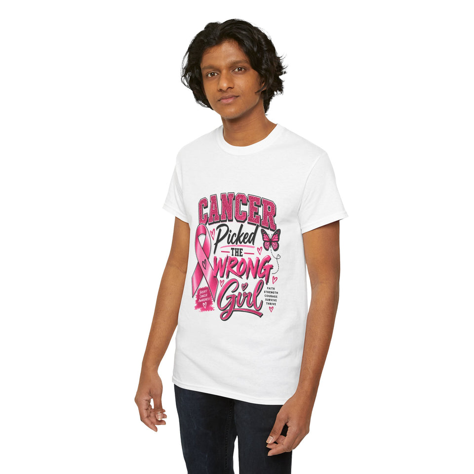 Breast Cancer Awareness Unisex Heavy Cotton Tee