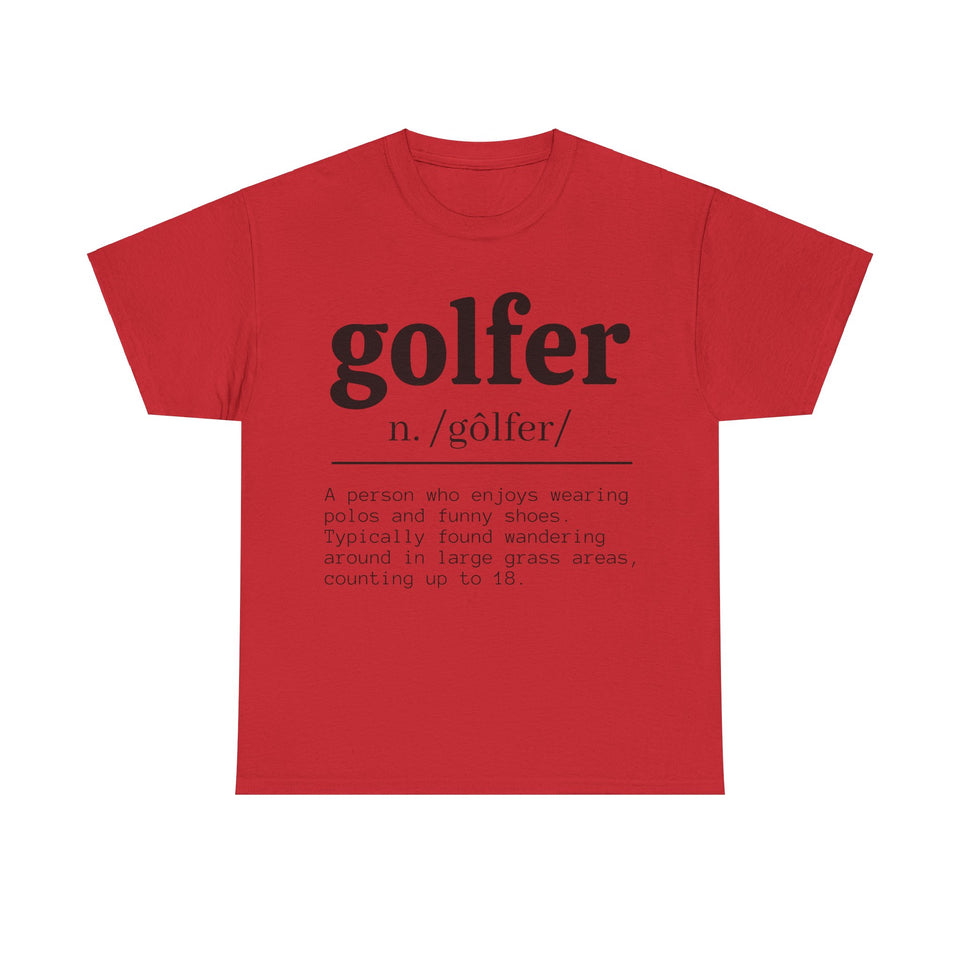 Golfer Unisex Heavy Cotton Tee