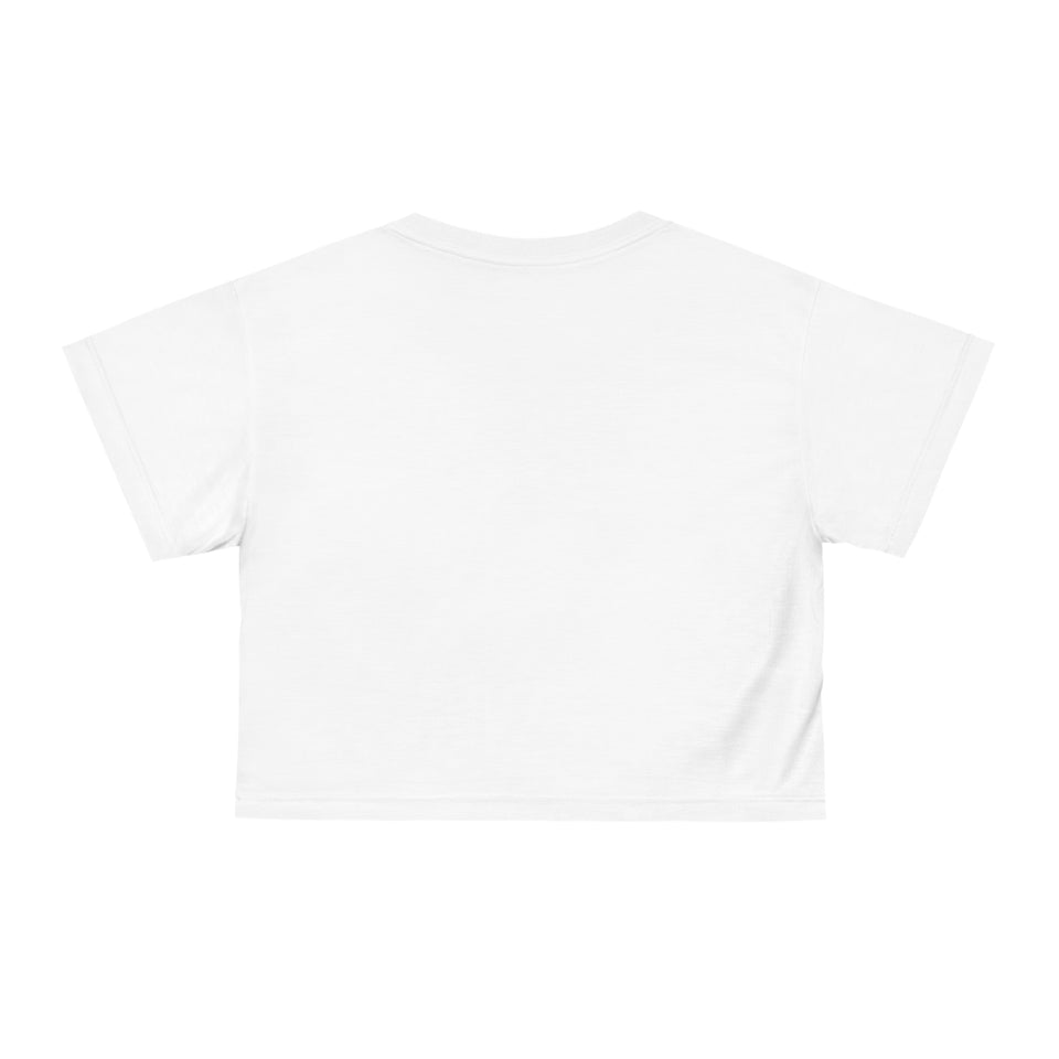 Charlotte Catholic Crop Tee (AOP)