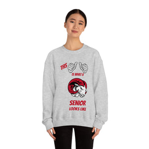 This Is What A WSSU Senior Looks Like Unisex Heavy Blend™ Crewneck Sweatshirt