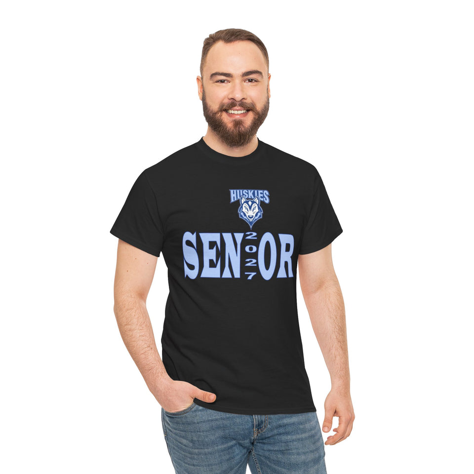 Hunter Huss HS Senior 2027 Unisex Heavy Cotton Tee