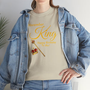 November King Unisex Heavy Cotton Tee