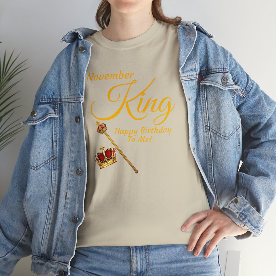 November King Unisex Heavy Cotton Tee