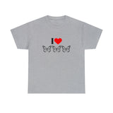 I Love Butterflies Unisex Heavy Cotton Tee