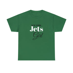 New York Jets Girl Unisex Heavy Cotton Tee