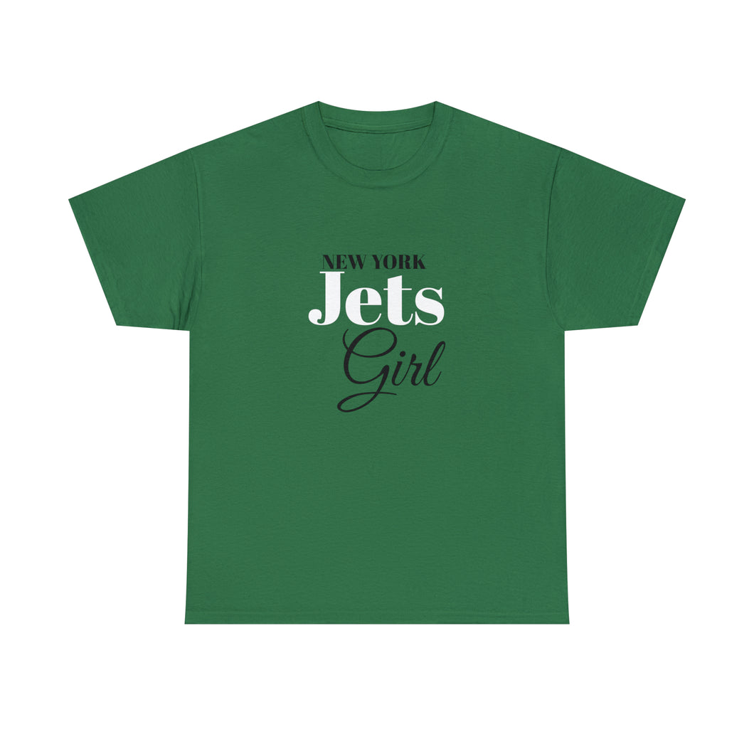 New York Jets Girl Unisex Heavy Cotton Tee