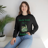 Heck Yeah I'm A UNCC Senior Unisex Heavy Blend™ Crewneck Sweatshirt