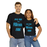 Carolina Panthers Football Unisex Heavy Cotton Tee