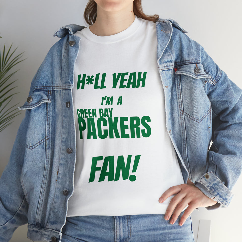 Green Bay Packers Football Unisex Heavy Cotton Tee