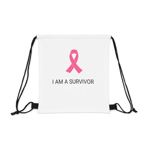 Breast Cancer Awareness Drawstring Bag