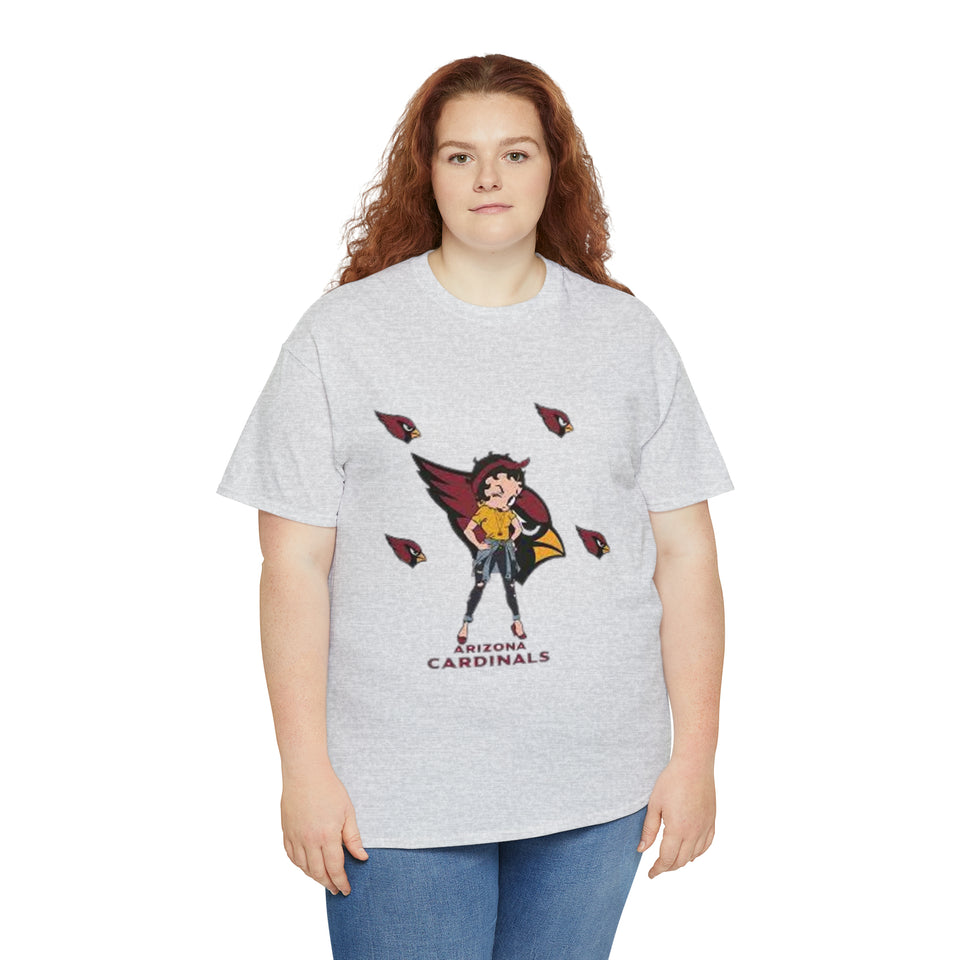 Arizona Cardinals Betty Unisex Heavy Cotton Tee