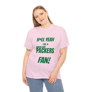 Green Bay Packers Football Unisex Heavy Cotton Tee