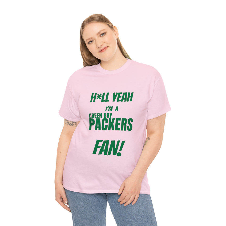 Green Bay Packers Football Unisex Heavy Cotton Tee